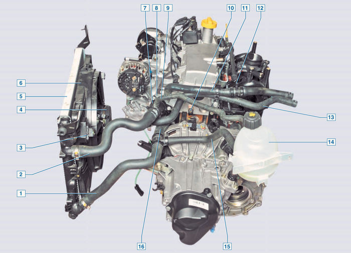 Двигатель Рено Логан 1.4 устройство, ГРМ, характеристики