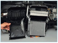 Замена радиатора системы охлаждения для Ford Focus 1 1998-2007